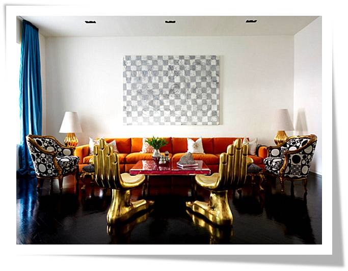 Michael Raun Home INterior design and decorating: Jonathan Adler Designs